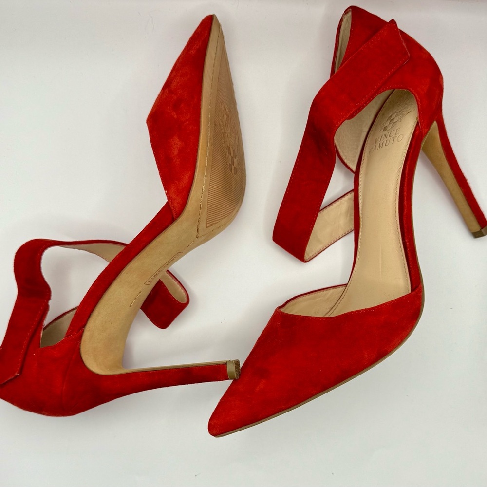 Vince Camuto Striking Red Heels